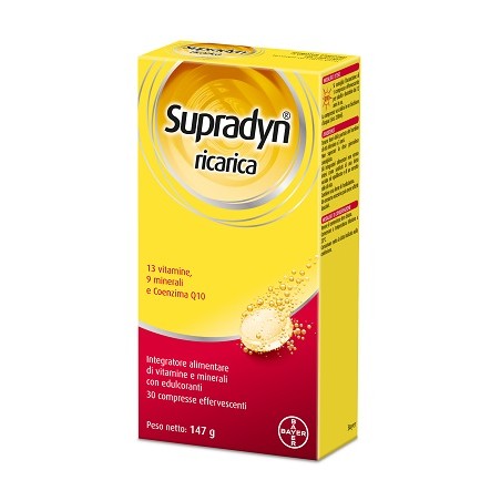 SUPRADYN RICARICA 30 COMPRESSE EFFERVESCENTI
