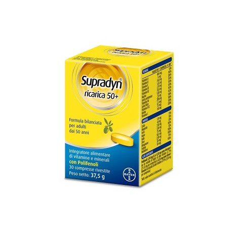 SUPRADYN RICARICA 50+ 30 COMPRESSE