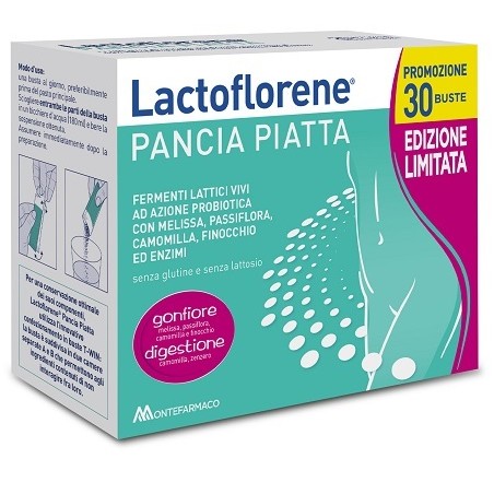LACTOFLORENE PANCIA PIATTA SPECIAL PACK 30 BUSTINE