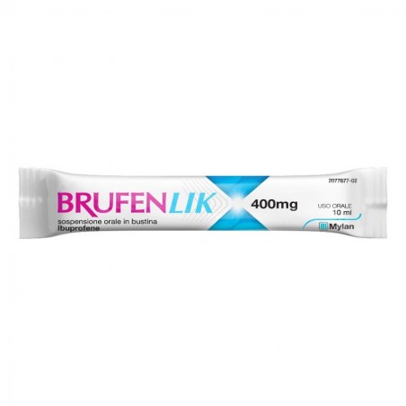 BRUFENLIK - 20 bust orale sosp 400 mg 10 ml