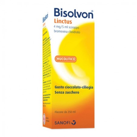 BISOLVON - linctus scir 250 ml 4 mg/5 ml aroma cioccolato ciliegia