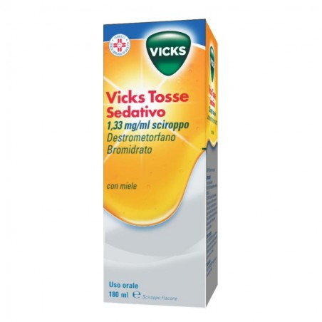 VICKS TOSSE SEDATIVO - 1 flacone 180 ml 1,33 mg/ml sciroppo