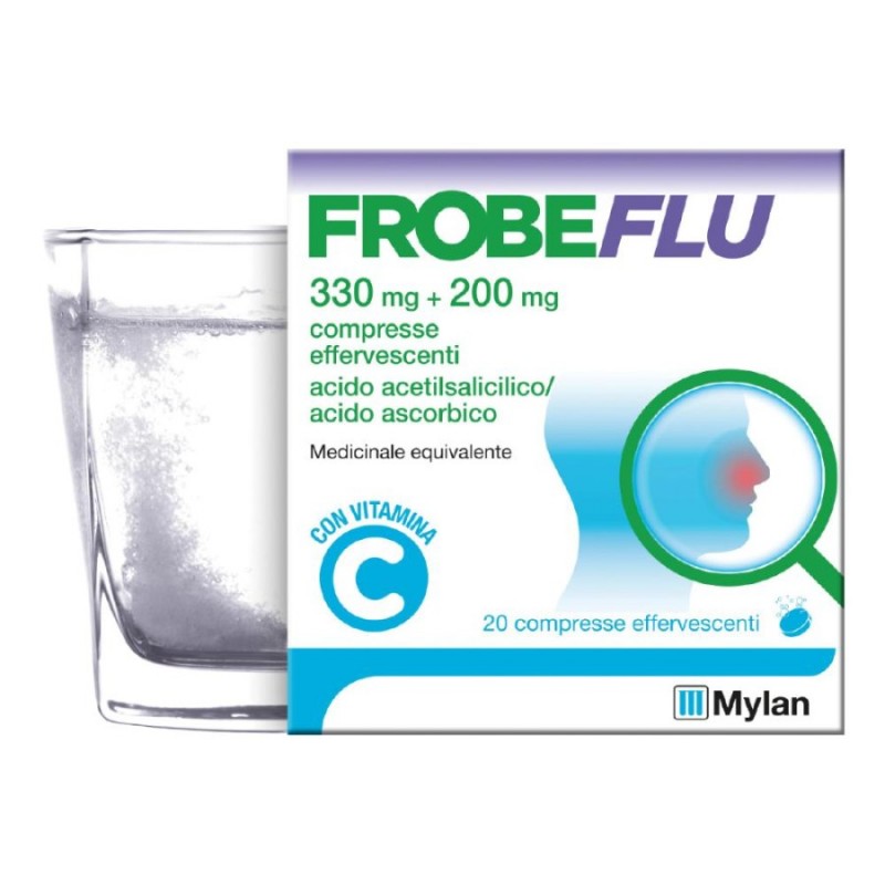 FROBEFLU - 20 cpr eff 330 mg + 200 mg