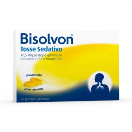 BISOLVON TOSSE SEDATIVO - 20 pastiglie gommose 10,5 mg