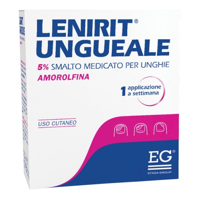 LENIRIT UNGUEALE - smalto medicato 2,5 ml 5%