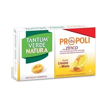TANTUM VERDE NATURA 15 PASTIGLIE GOMMOSE LIMONE & MIELE