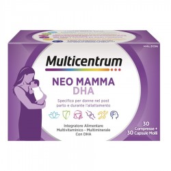 MULTICENTRUM NEO MAMMA DHA 30 COMPRESSE + 30 CAPSULE MOLLI