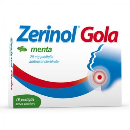 ZERINOL GOLA MENTA - 18 pastiglie 20 mg