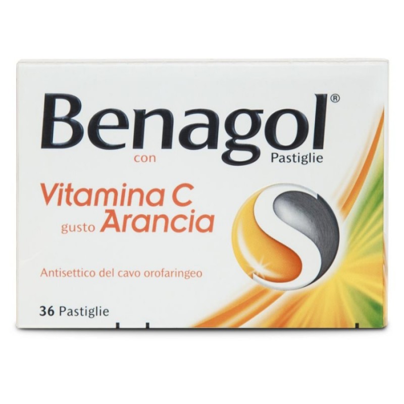 BENAGOL VITAMINA C - 36 pastiglie arancia