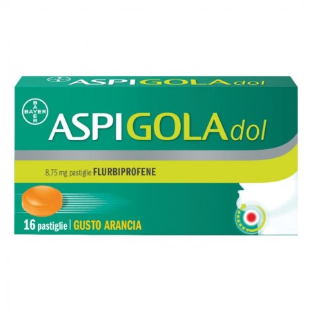 ASPIGOLADOL - 16 pastiglie 8,75 mg arancia