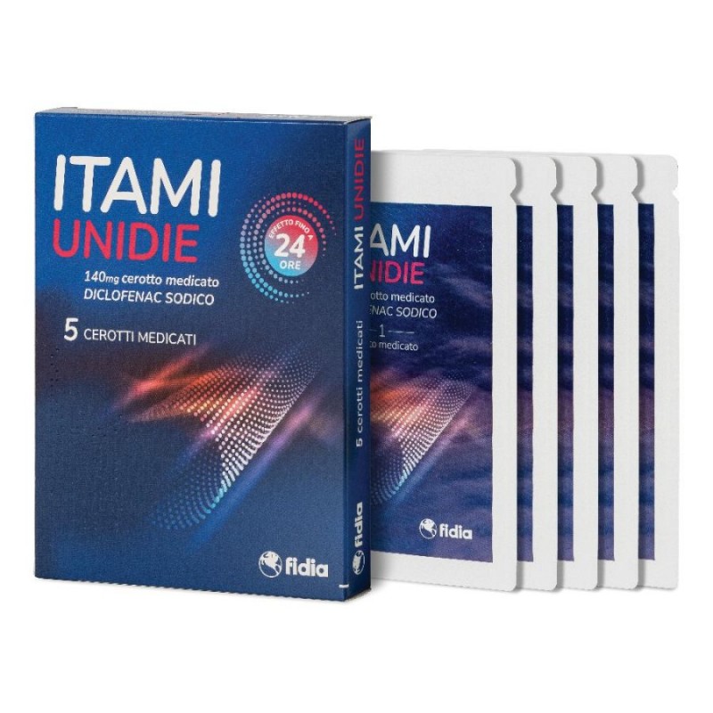 ITAMI UNIDIE - 5 cerotti medicati 140 mg
