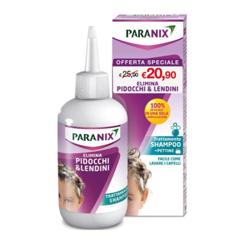 PARANIX SHAMPOO TRATTAMENTO TAGLIO PREZZO 200 ML