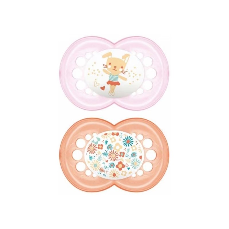 MAM SUCCHIETTO ORIGINAL 16+ SILICONE FEMMINA 2 PEZZI
