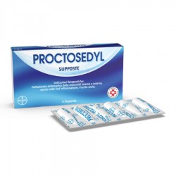 PROCTOSEDYL - 6 supp 5 mg + 50 mg + 10 mg + 0,1 mg