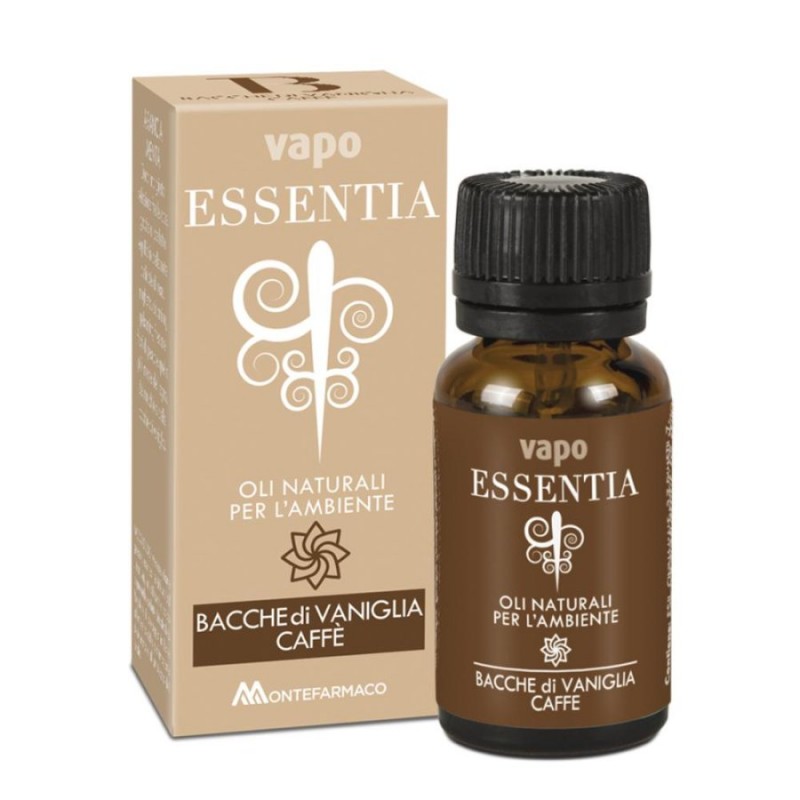 VAPO ESSENTIA BACCHE VANIGLIA E CAFFE OLIO ESSENZIALE 10 ML