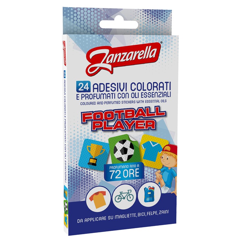 ZANZARELLA STICKER FOOTBALL PLAYER 24 PEZZI