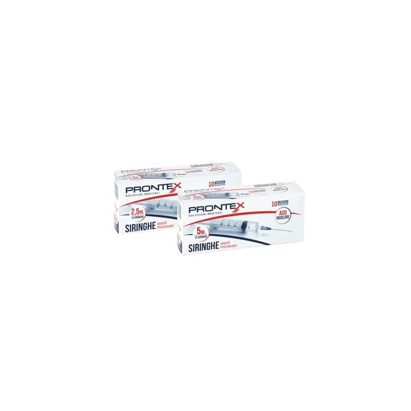 SIRINGA PRONTEX 2,5 ML AGO IND 10 PEZZI