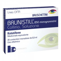 BRUNISTILL - 20 flaconcini collirio 0,5 ml 0,025%