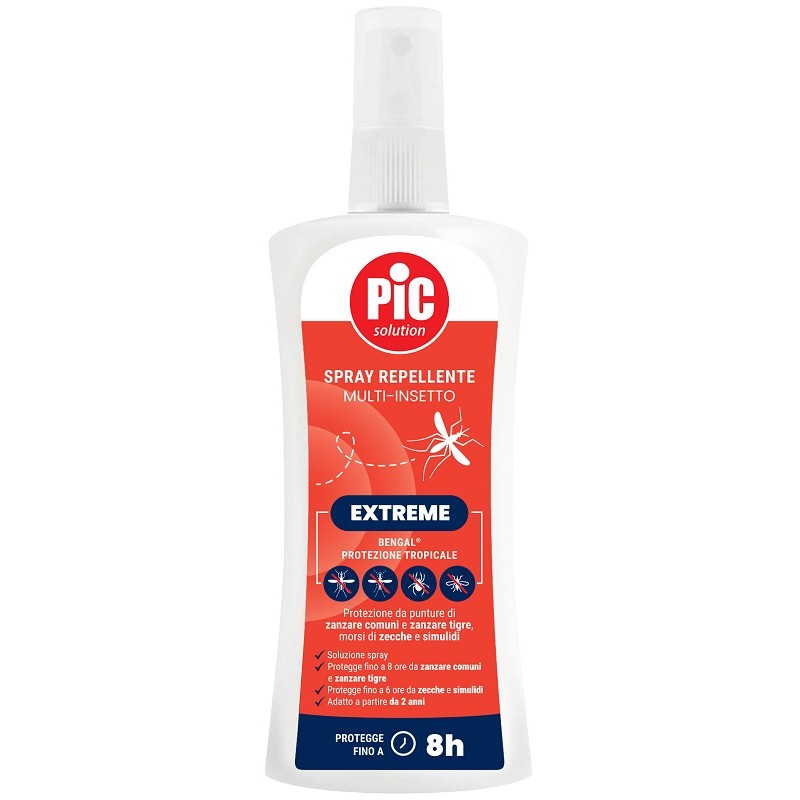 PIC SOLUTION BENGAL EXTREME PROTEZIONE TROPICALE SPRAY REPELLENTE MULTI INSETTO 100 ML