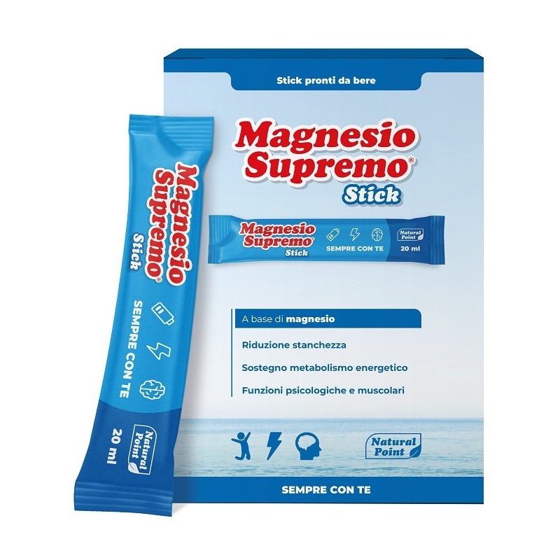 MAGNESIO SUPREMO 20 STICK DA 20 ML