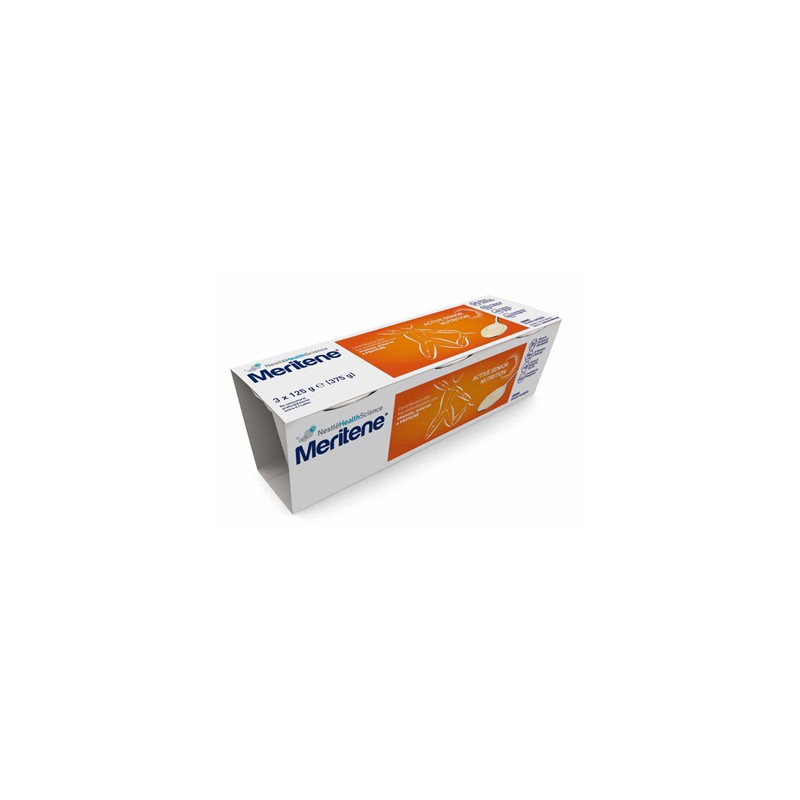 MERITENE CREMA VANIGLIA 3 VASETTI X 125 G