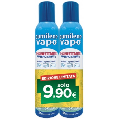 PUMILENE VAPO DISINFETTANTE 2 BOMBOLETTE X 250 ML