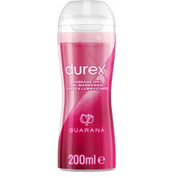 DUREX MASSAGE 2 IN 1 GEL MASSAGGIO CORPO E LUBRIFICANTE GUARANA 200 ML