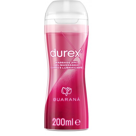 DUREX MASSAGE 2 IN 1 GEL MASSAGGIO CORPO E LUBRIFICANTE GUARANA 200 ML