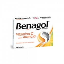 BENAGOL VITAMINA C - 24 pastiglie arancia