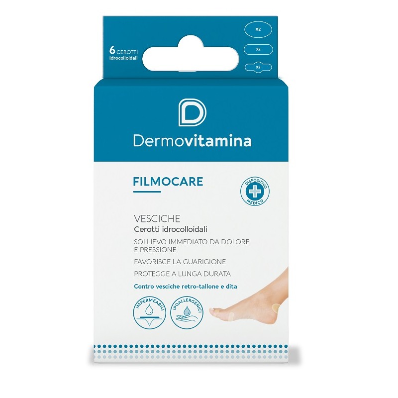 CEROTTO VESCICHE DERMOVITAMINA FILMOCARE 6 PEZZI