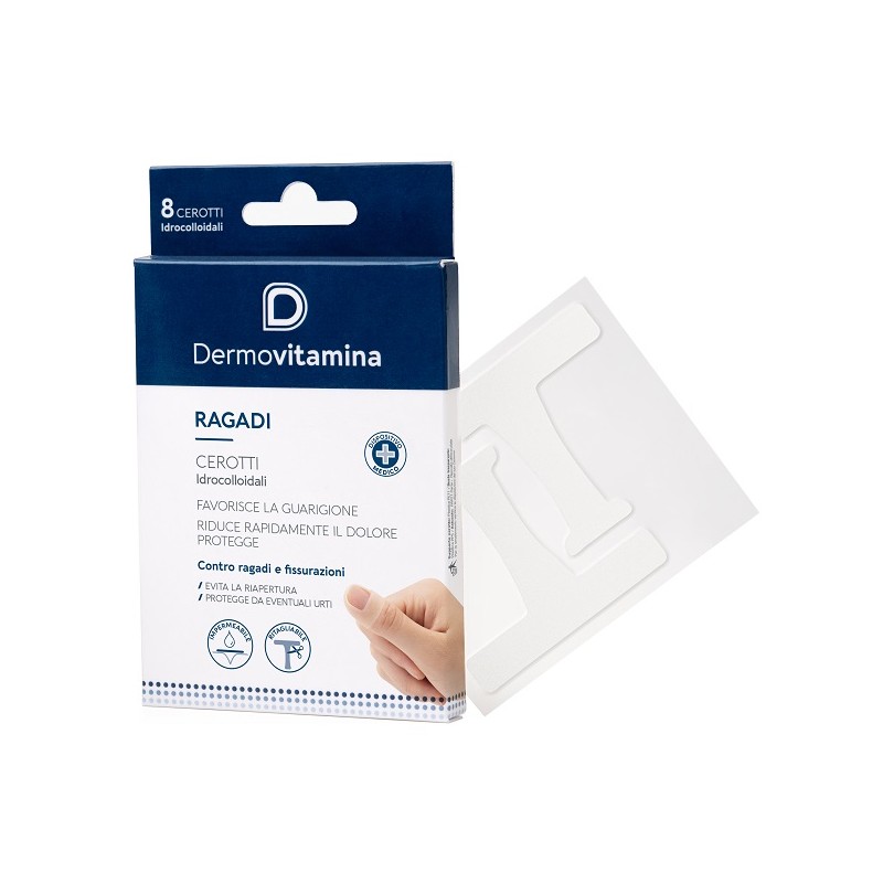 DERMOVITAMINA RAGADI CEROTTI PROMO 8 PEZZI