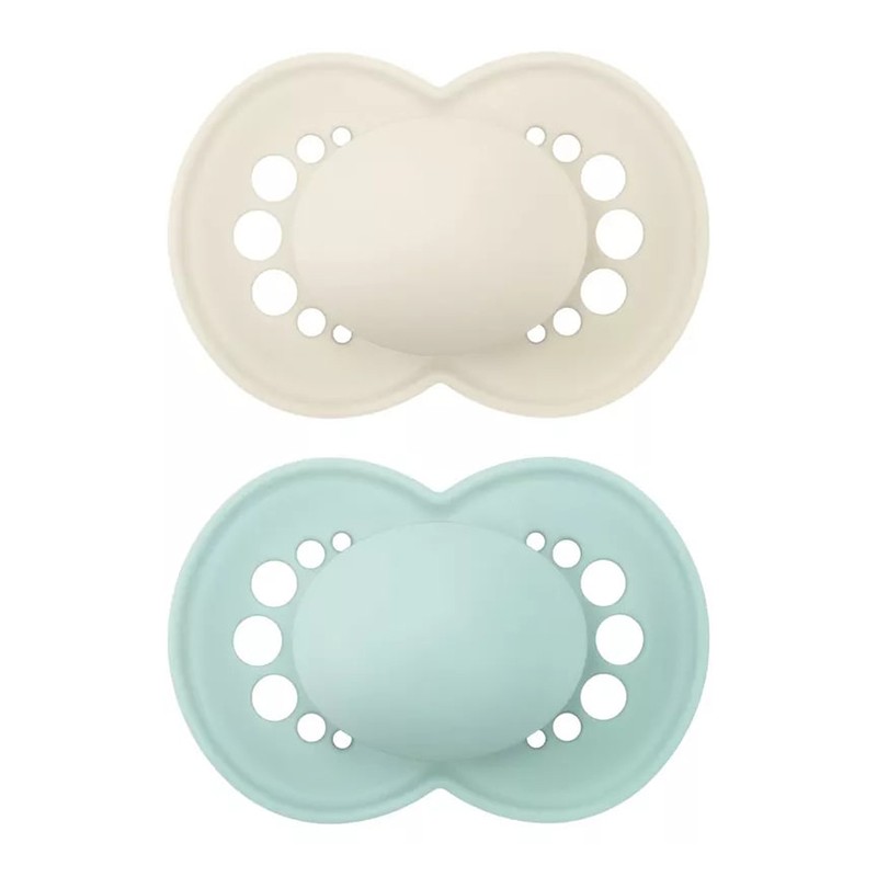 MAM SUCCHIETTO ORIGINAL NIGHT 16+ SILICONE NEUTRO 2 PEZZI