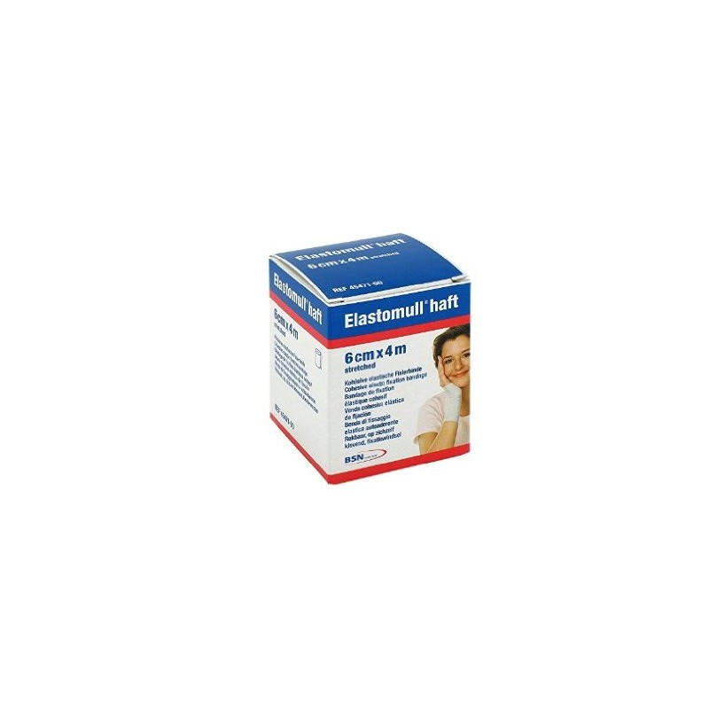 BENDA ELASTICA AUTOADESIVA ELASTOMULL HAFT COMPRESSIONE FORTE 6X400 CM