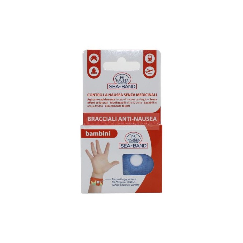 BRACCIALE ANTI NAUSEA PER BAMBINI P6 NAUSEA CONTROL 2 PEZZI