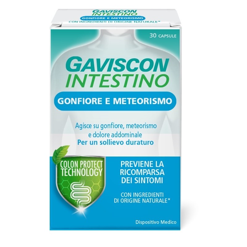 GAVISCON INTESTINO GONFIORE E METEORISMO 30 CAPSULE