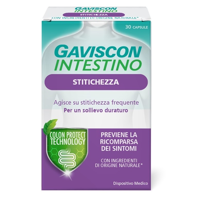 GAVISCON INTESTINO STITICHEZZA 30 CAPSULE