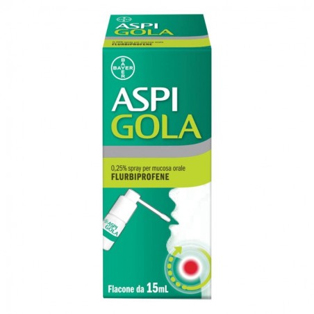 ASPI GOLA - spray mucosa orale 15 ml 0,25%