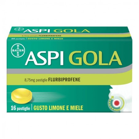 ASPI GOLA - 16 pastiglie 8,75 mg limone miele