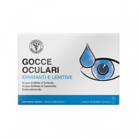 LFP GOCCE OCULARI STERILI A BASE DI IPROMELLOSA E SODIO IALURONATO POLIDOSE SENZA CONSERVANTI DA 10 ML