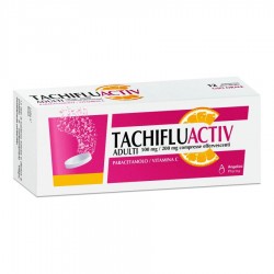 TACHIFLUACTIV INFLUENZA E RAFFREDDORE - 10 cpr eff 500 mg + 60mg