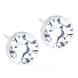 ORECCHINI STERILI MEDICAL PL NEW 6MM CRYSTAL 2 PEZZI
