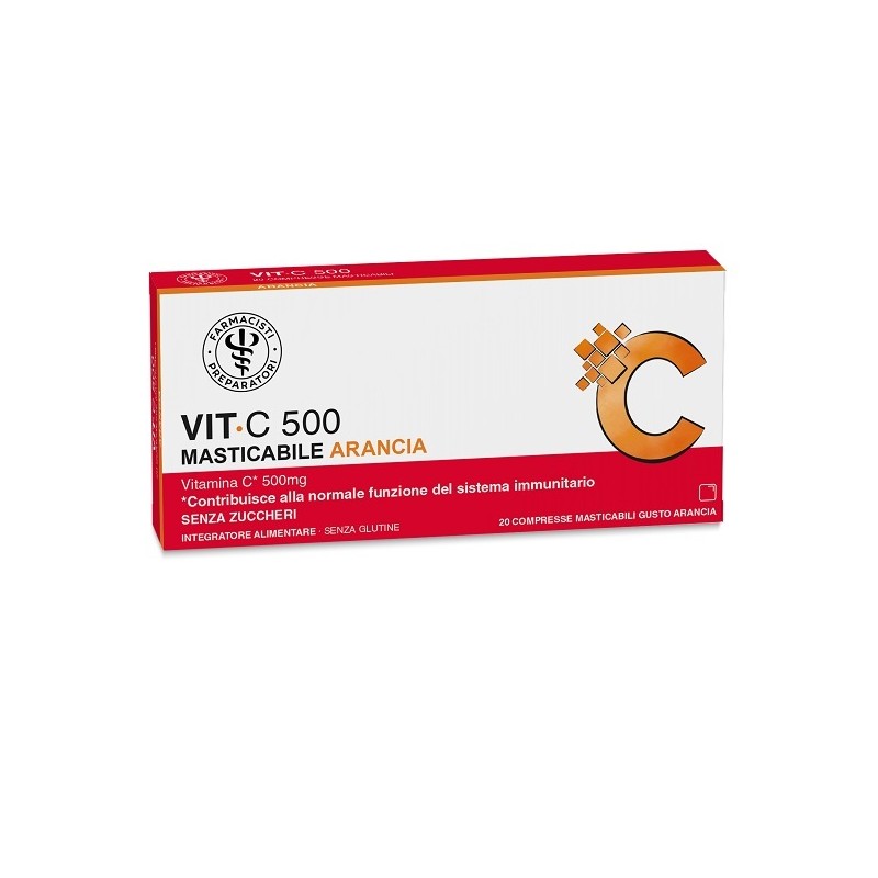 LFP VIT C 500 MASTICABILE ARANCIA 20 COMPRESSE MASTICABILI DA 1,65 G