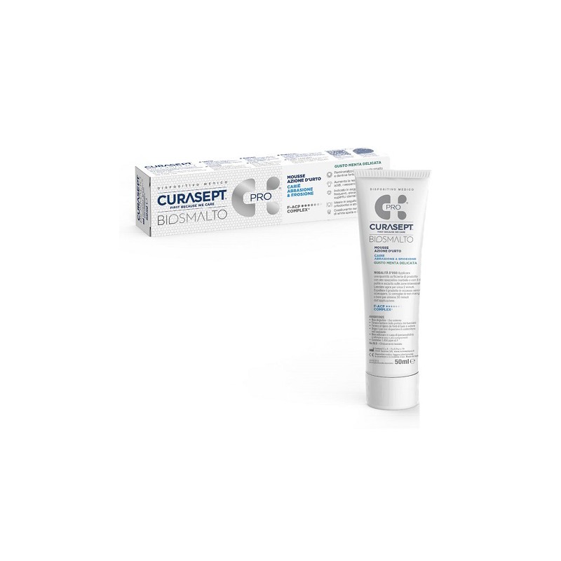 CURASEPT BIOSMALTO MOUSSE CARIE MENTA 50 ML