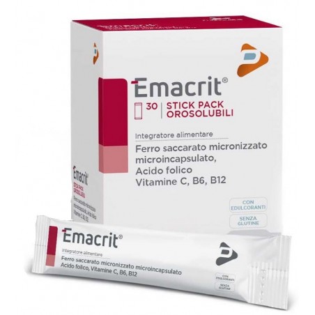 EMACRIT OROSOLUBILE 30 STICK PACK