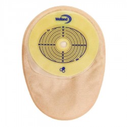 SACCA PER COLOSTOMIA OPACA RITAGLIABILE AURUM COLO MIDI DIAMETRO 13-60X80 MM 30 PEZZI
