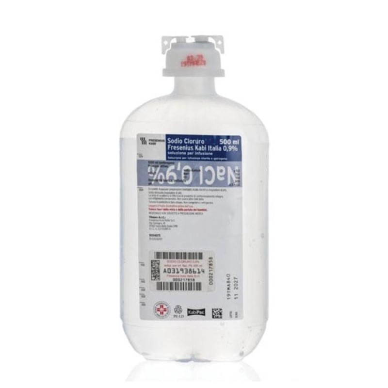 SODIO CLORURO (FRESENIUS KABI ITALIA) - 1 flacone EV 500 ml 0,9%