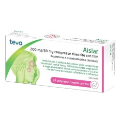 AISLAR - 24 cpr rivestite 200 mg + 30 mg