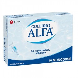 COLLIRIO ALFA DECONGESTIONANTE - 10 monodosi collirio 0,3 ml 0,8 mg/ml