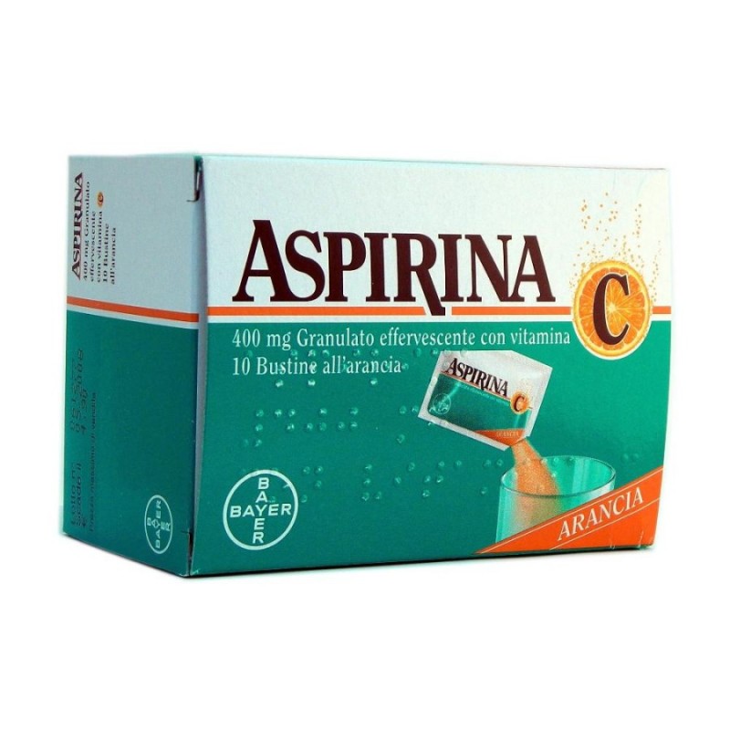 ASPIRINA - con Vitamina C 10 bust grat eff 400 mg + 240 mg