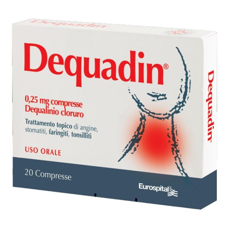 DEQUADIN - 20 cpr 0,25 mg